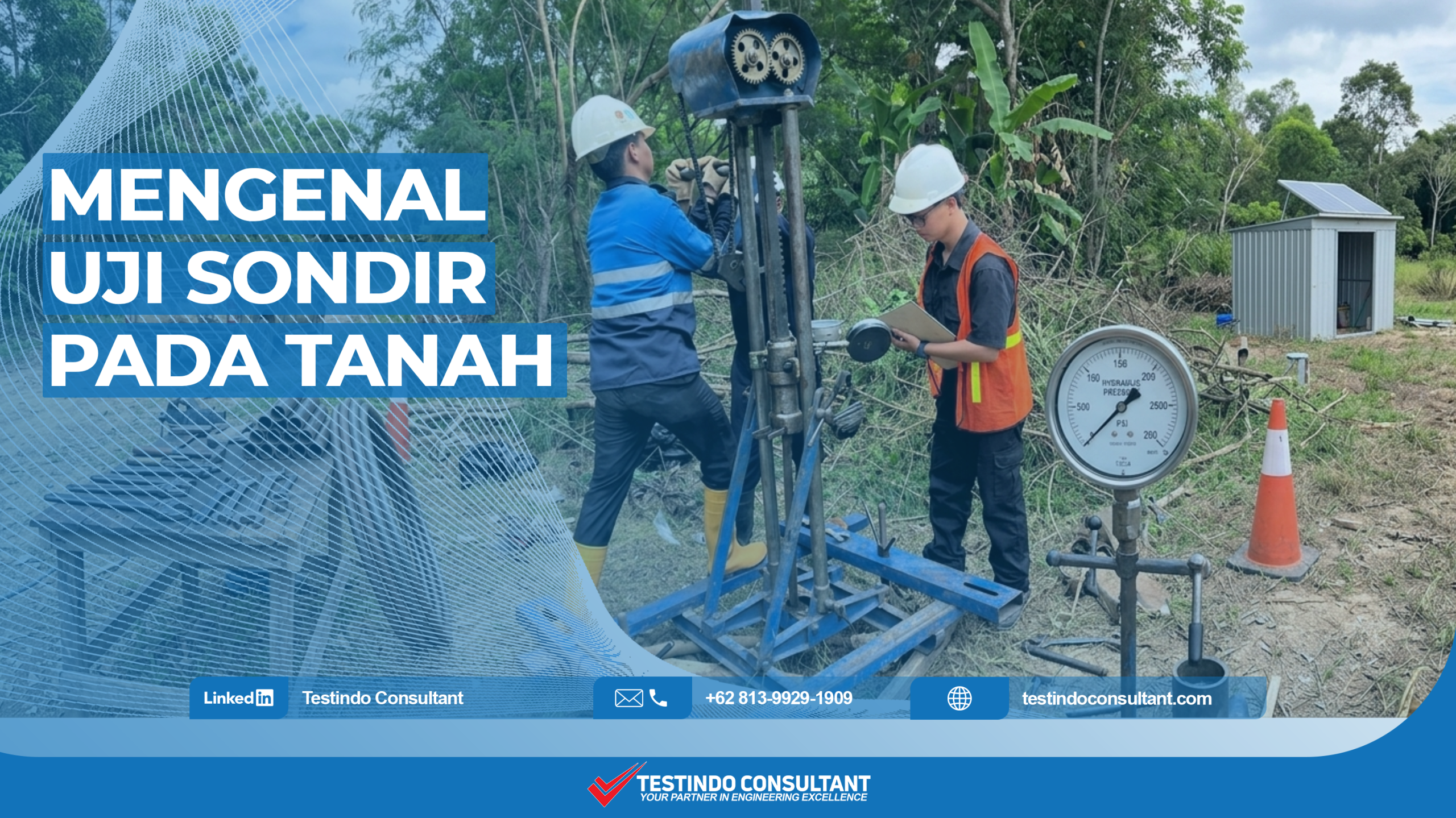 Uji sondir untuk mengetahui kekuatan tanah