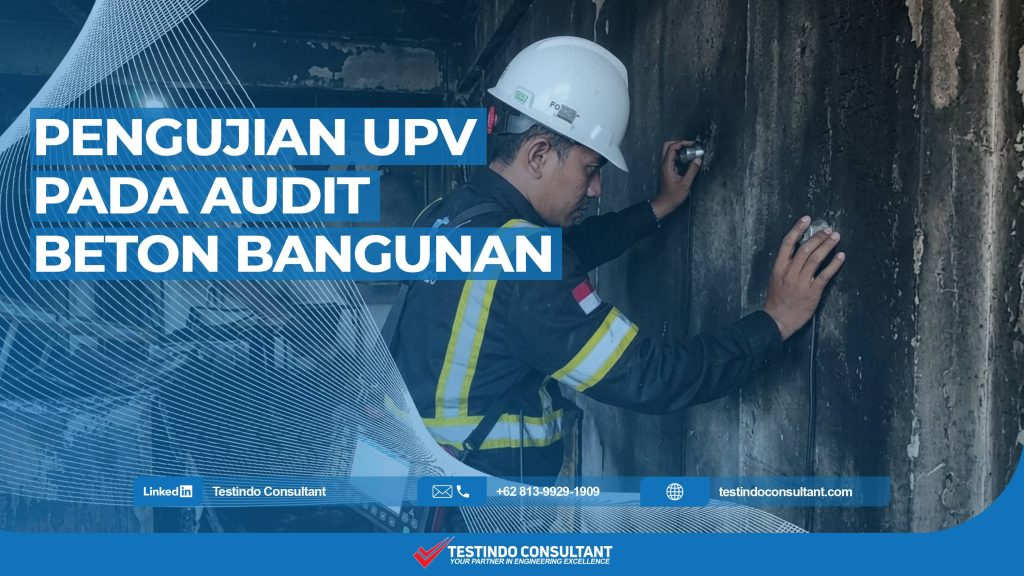 Pengujian upv beton bangunan