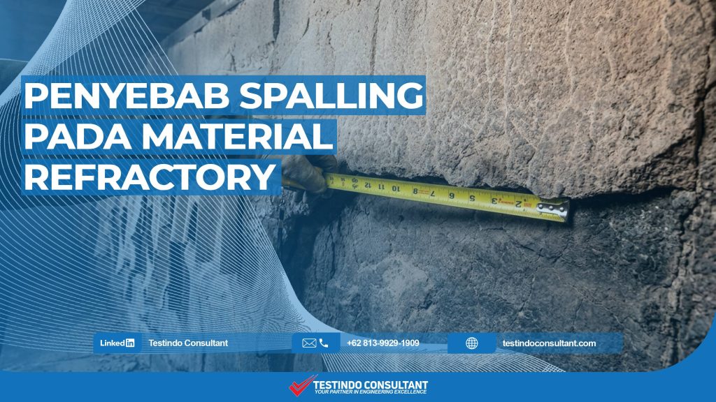 Spalling pada material refractory