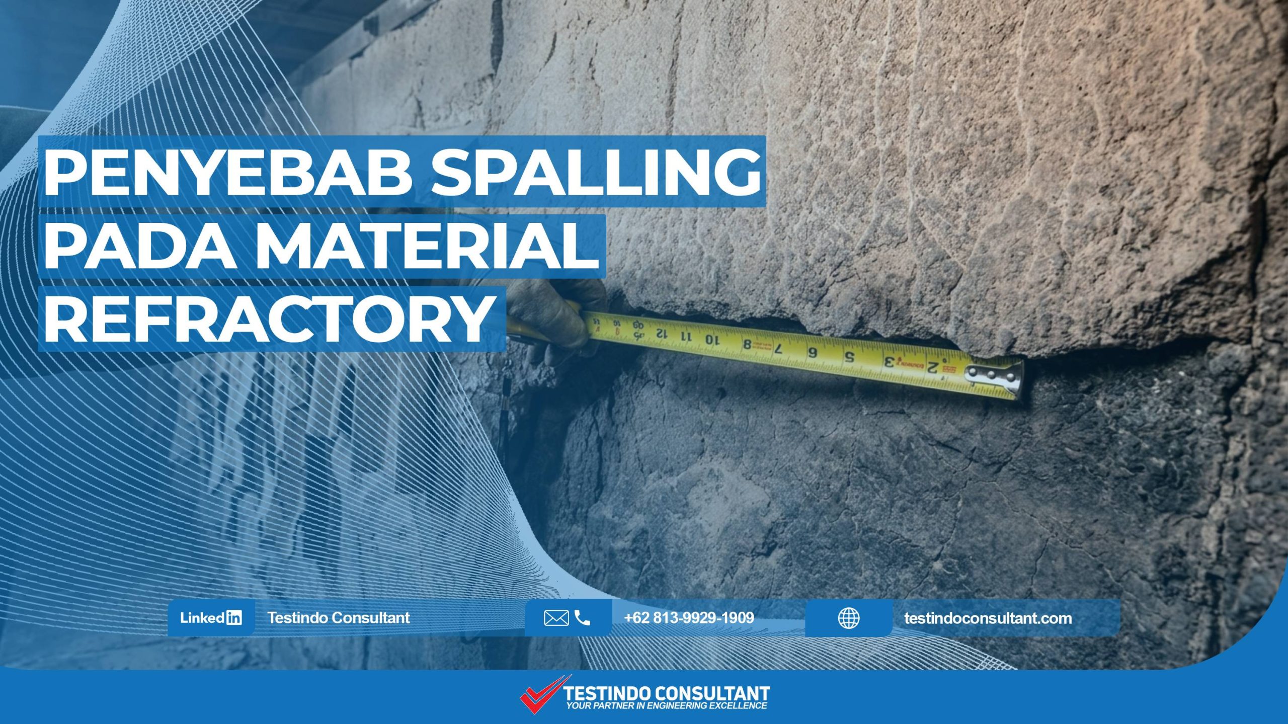 Spalling pada material refractory