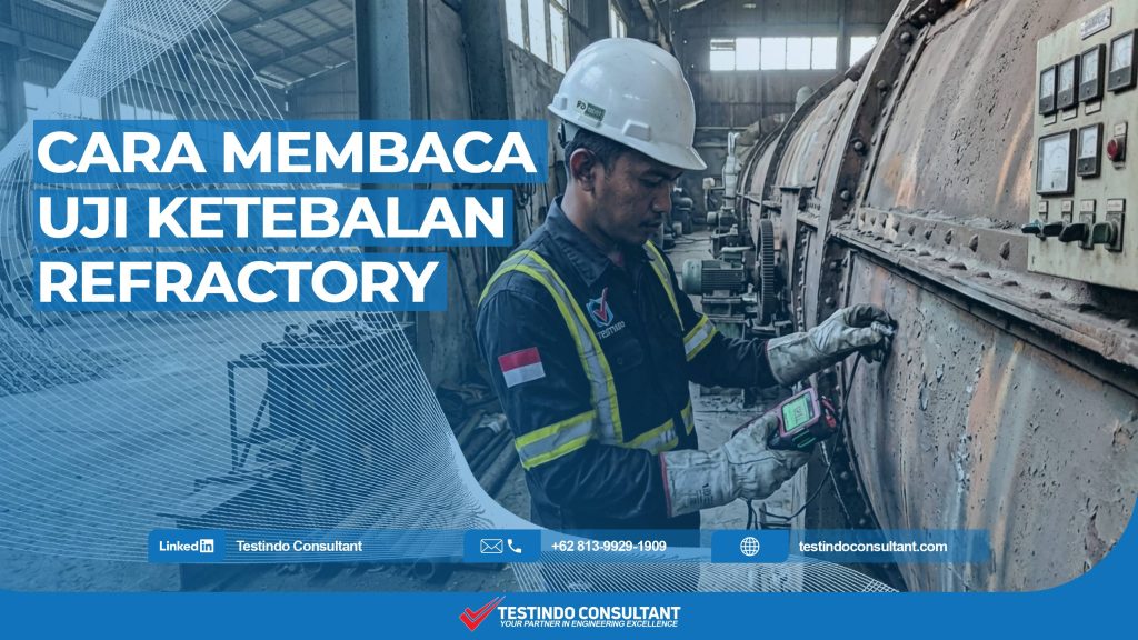 Cara baca hasil uji ketebalan refractory