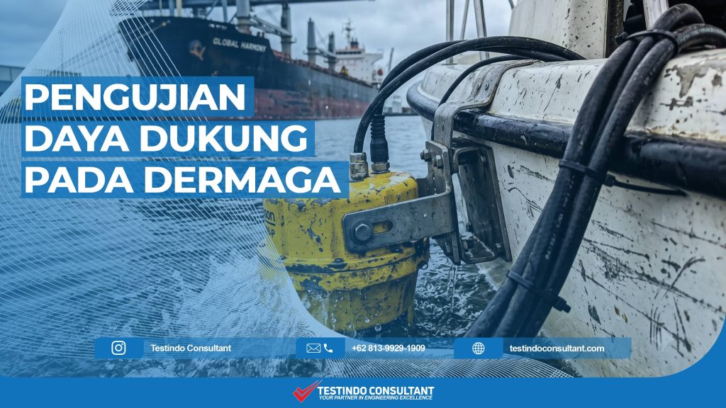 Pengujian daya dukung pada dermaga