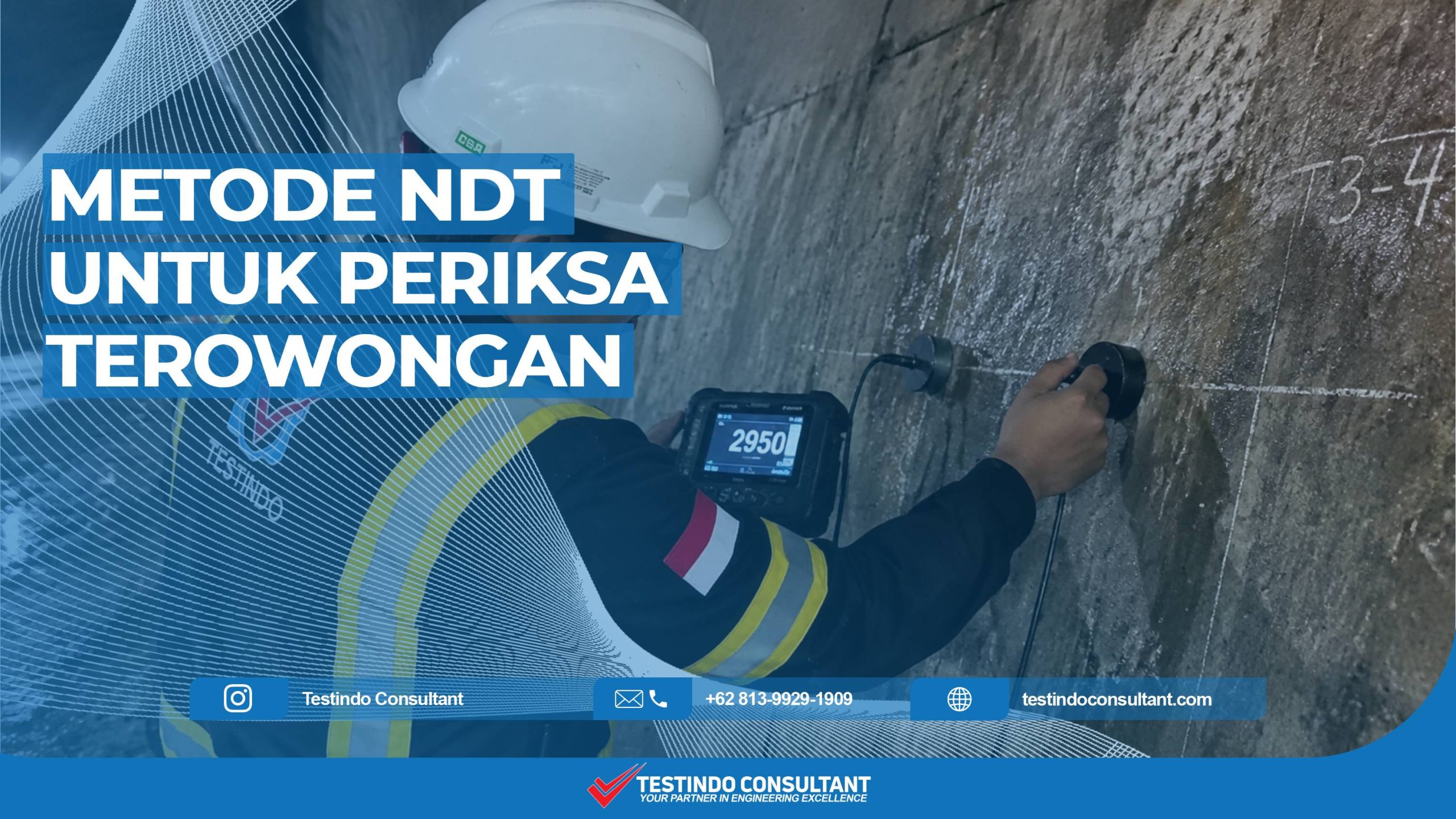 Metode NDT untuk periksa struktur terowongan