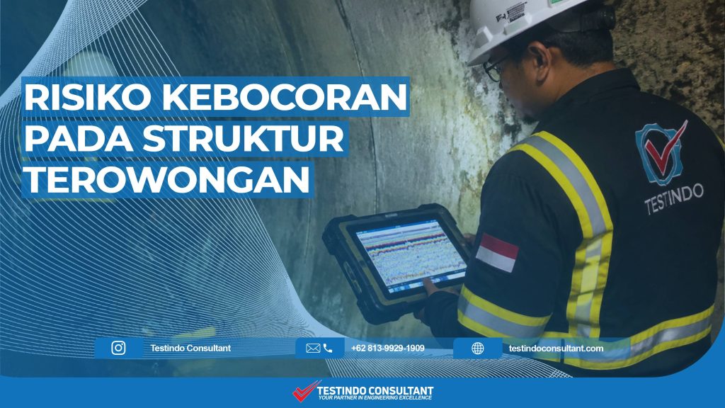 risiko kebocoran pada struktur terowongan
